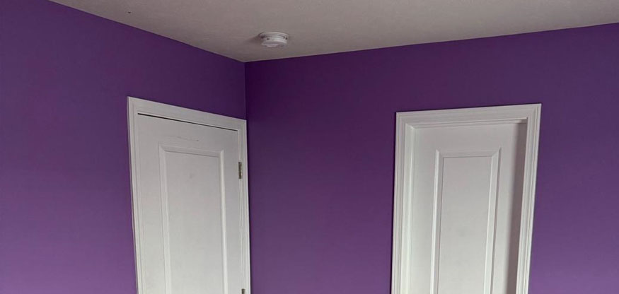 Painting Outside In House